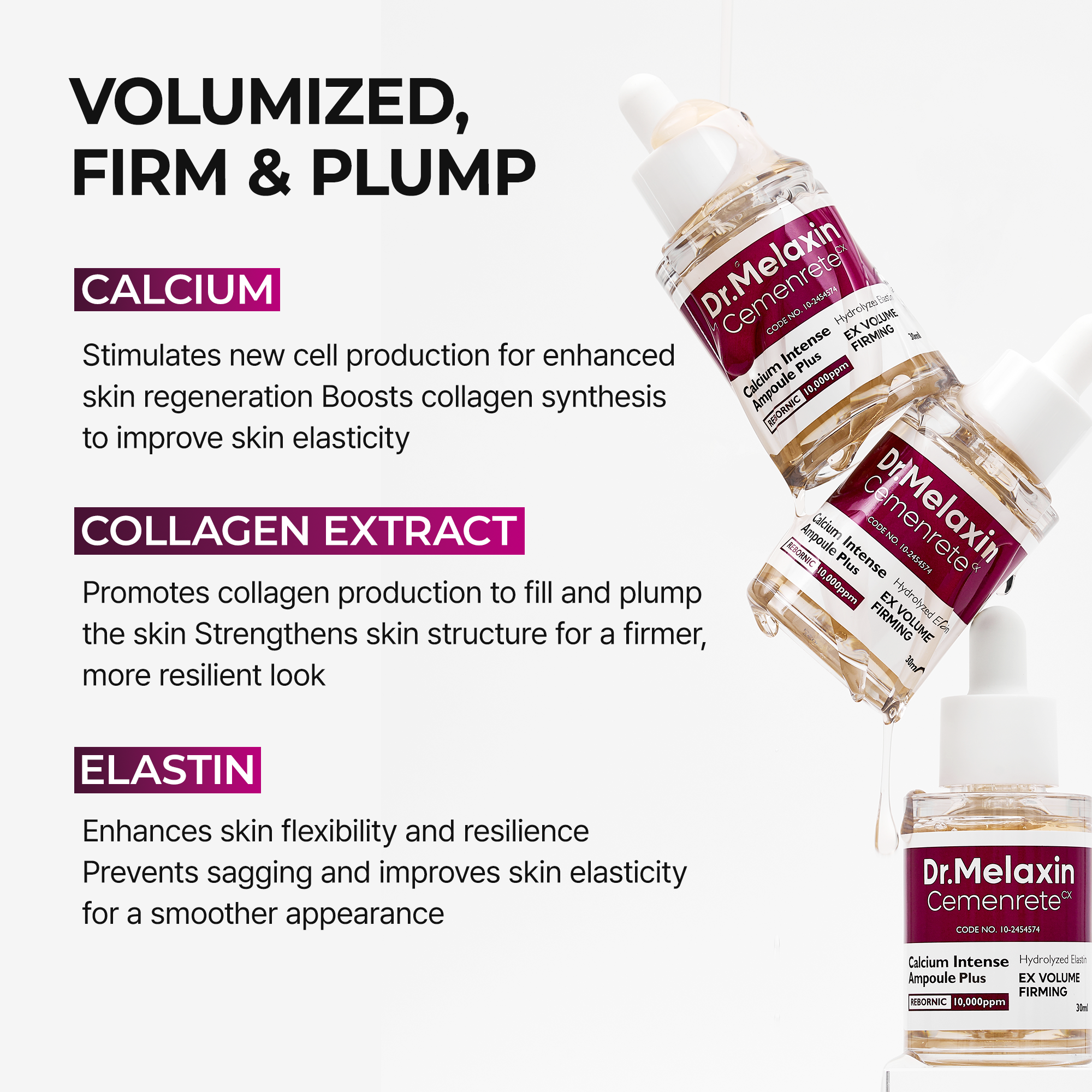 Cemenrete Calcium Augenpflege-Routine