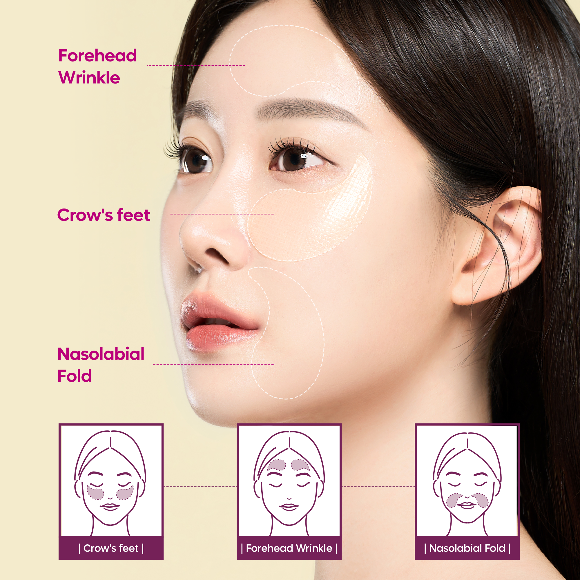Cemenrete Calcium Volume Augenpflaster 60 Stk.