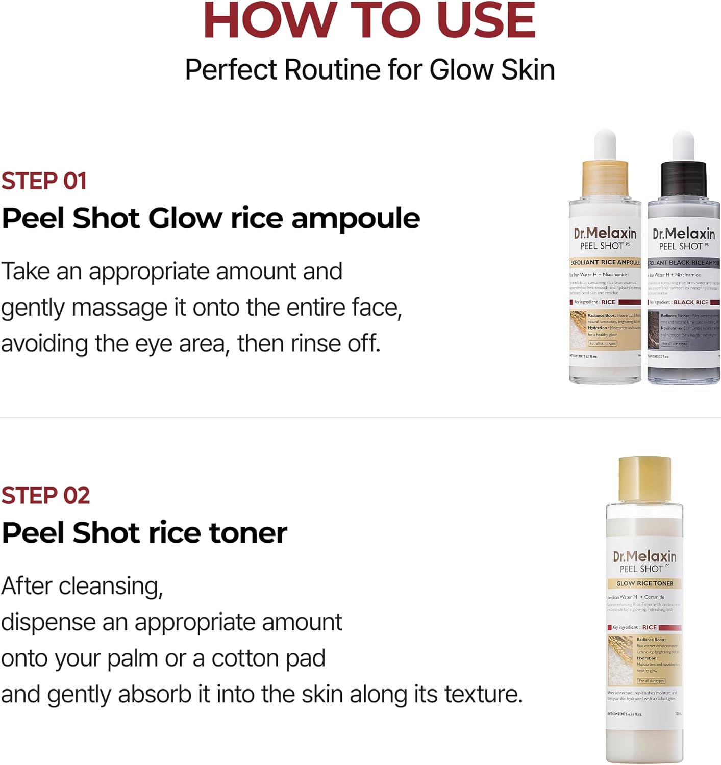 Peel Shot Glow Reis-Tonic 200 ml
