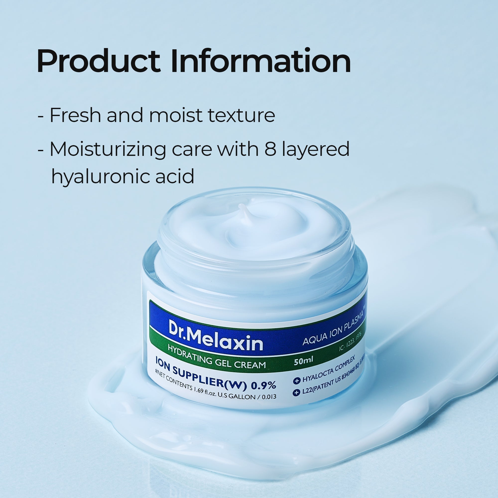 Aqua Ion Plasma Feuchtigkeitsgel-Creme